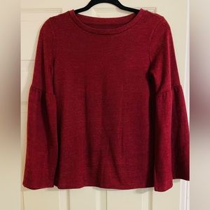 Ana soft sweater with flared sleeves x-small mint condition